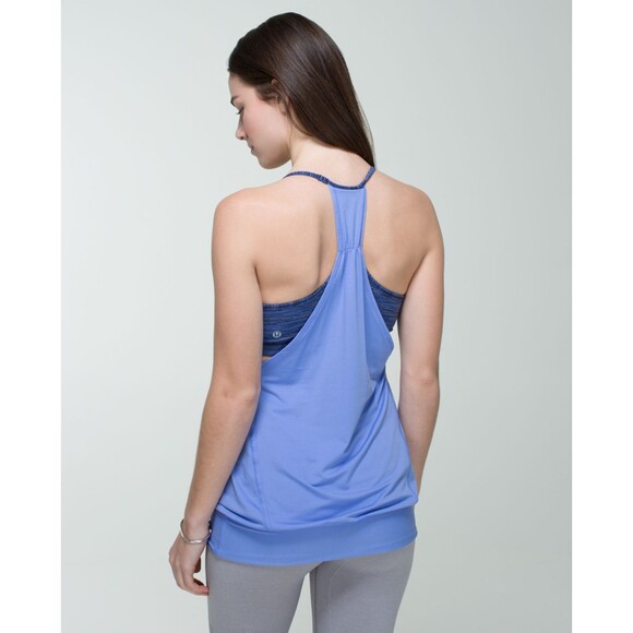 Lululemon No Limits Tank Lullaby / Wee Are From Space Cadet Blue - Picture 1 of 6